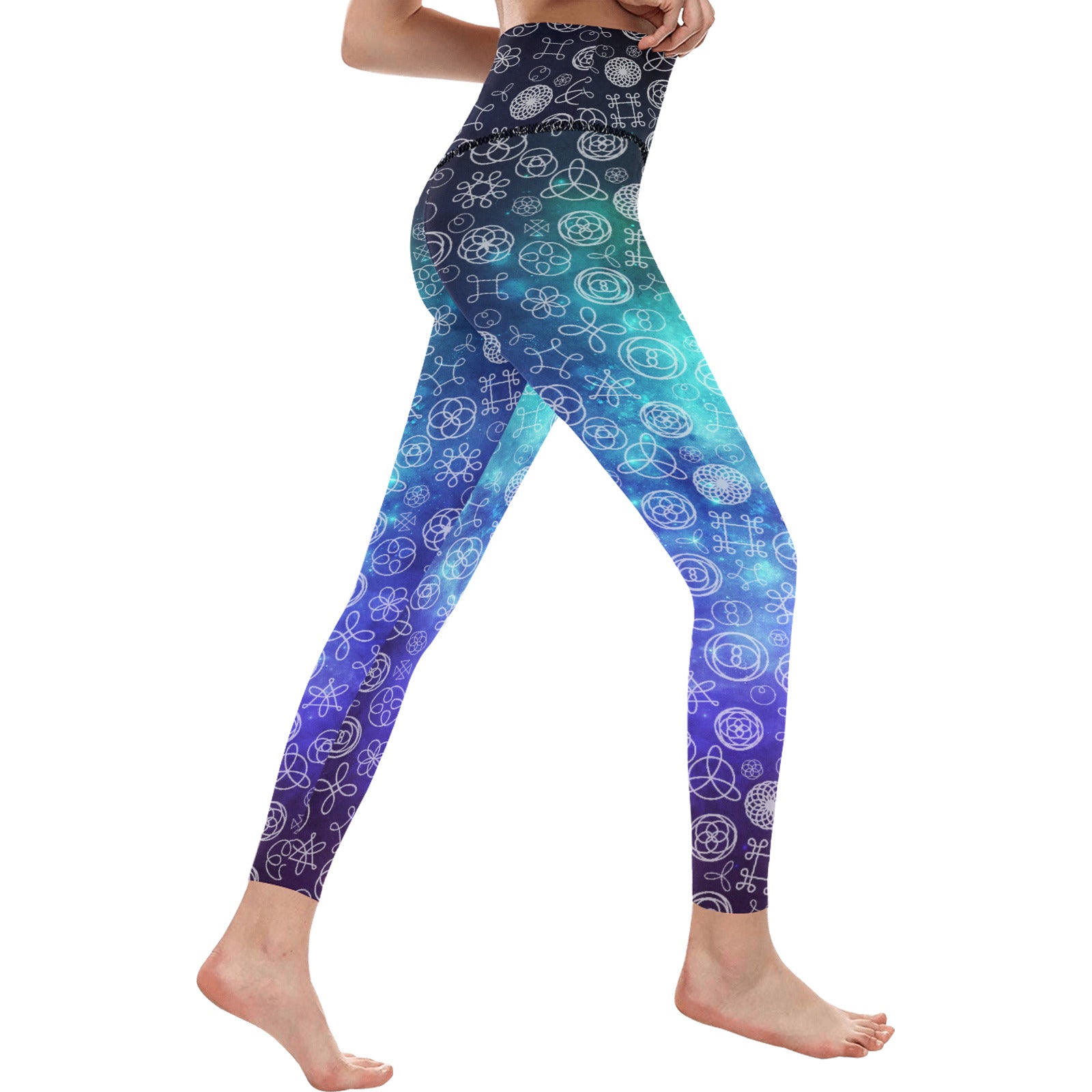 Flow Flowers Galaxy Legging